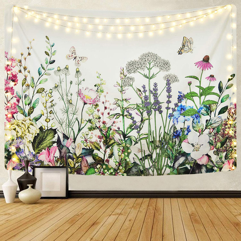 Florale Wandbehänge