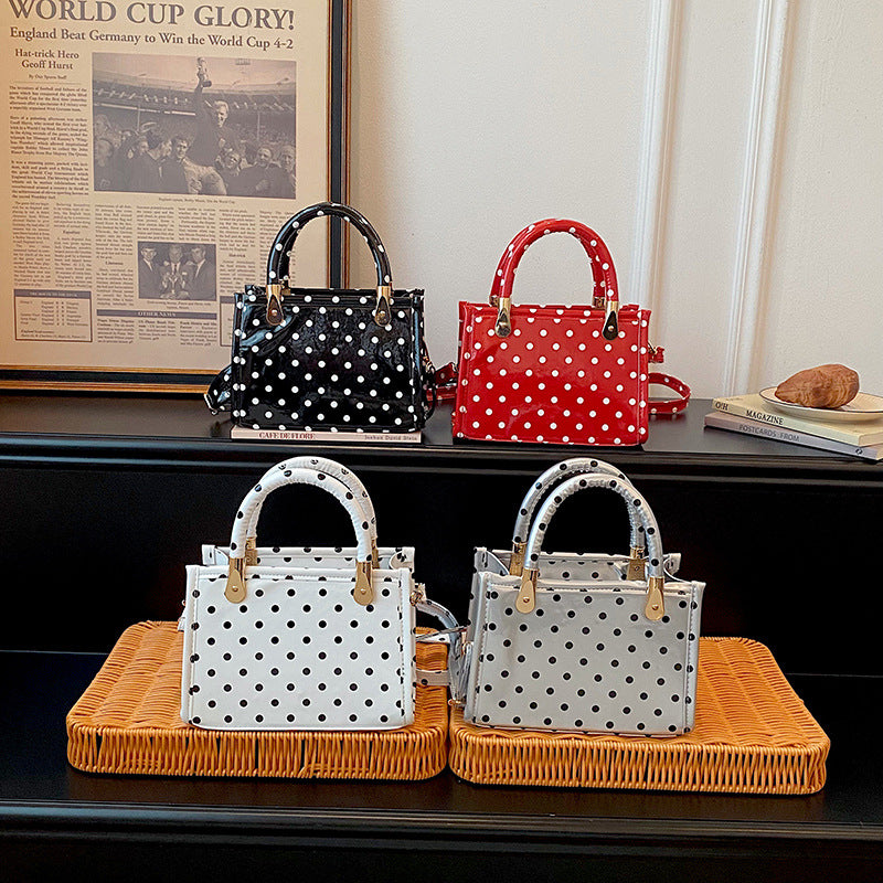 WoChic Polka Dot Handtasche Brehn
