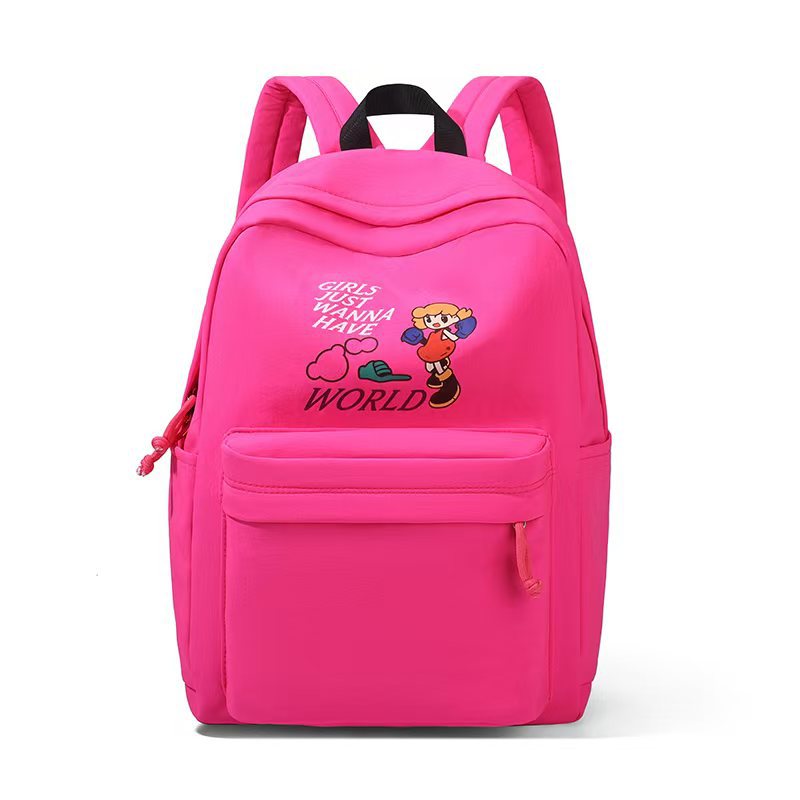 Rucksack mit Kreativem Cartoon-Aufdruck und Mehreren Praktischen Fächern Brehn
