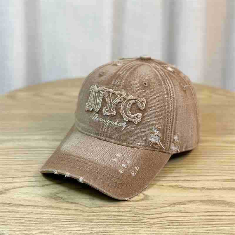Damen Destroyed Mode Baseball Cap Brehn