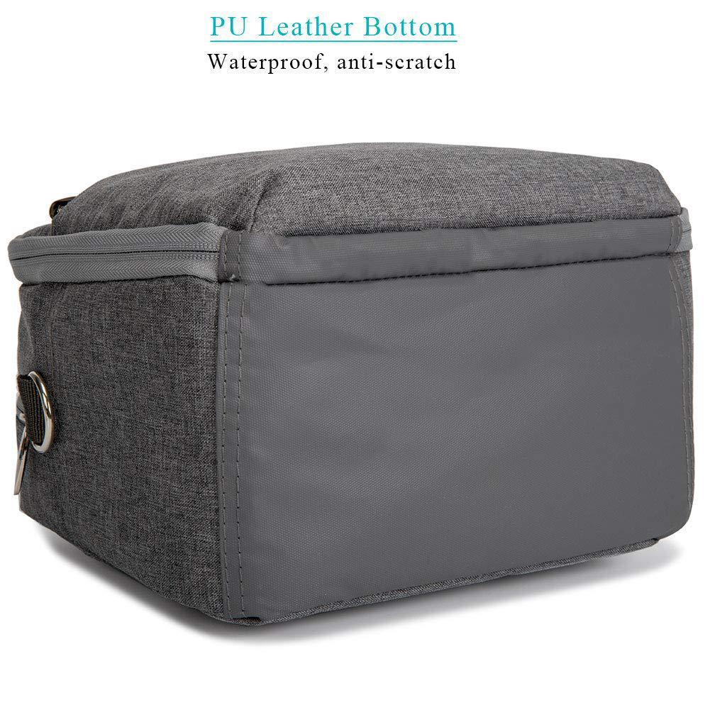 Unisex Kühltasche mit zwei Öffnungsarten und isolierender Innenausstattung Brehn