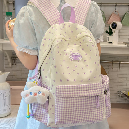 Stylischer Sternen-Print Rucksack Brehn