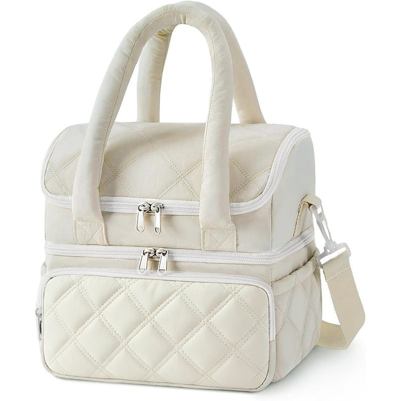 Stylische gesteppt isolierte Lunch-Tasche Brehn