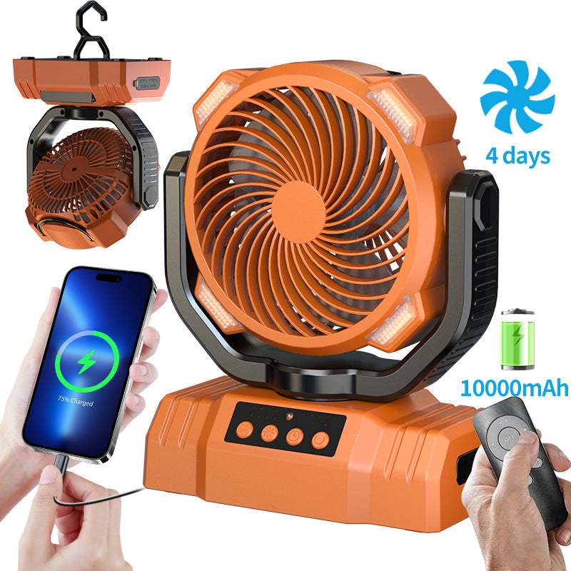 Unisex Tragbarer USB-Lüfter mit Powerbank-Funktion Brehn