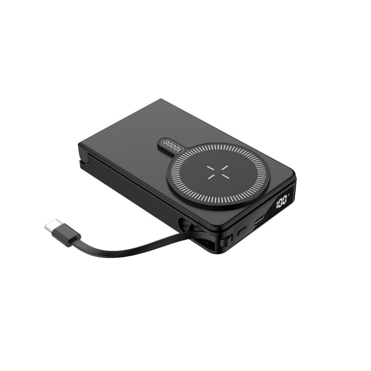 Tragbare Powerbank mit Schneller Induktionsladefunktion und Digitaler Ladestandanzeige Brehn