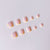Fußnagelkunstset mit kreativen Blumenmotiven und Glitzerakzenten Brehn