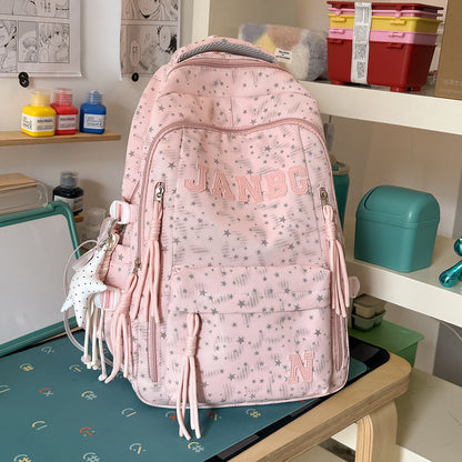 Stylischer Rucksack mit Sternmuster Brehn