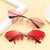 Damen Sonnenbrille mit kreativem Tropfen-Design Brehn