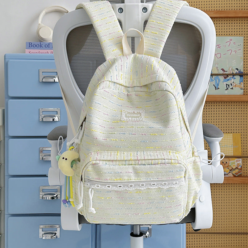 Strukturierter legerer Rucksack Brehn