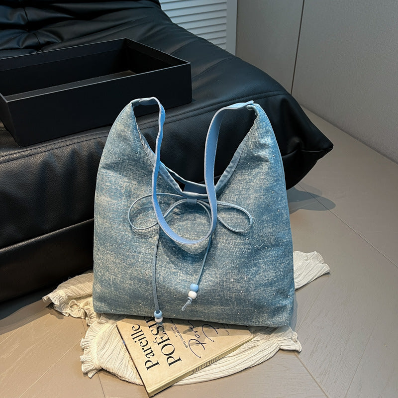 Bequeme Kordelzug-Eimer Tasche