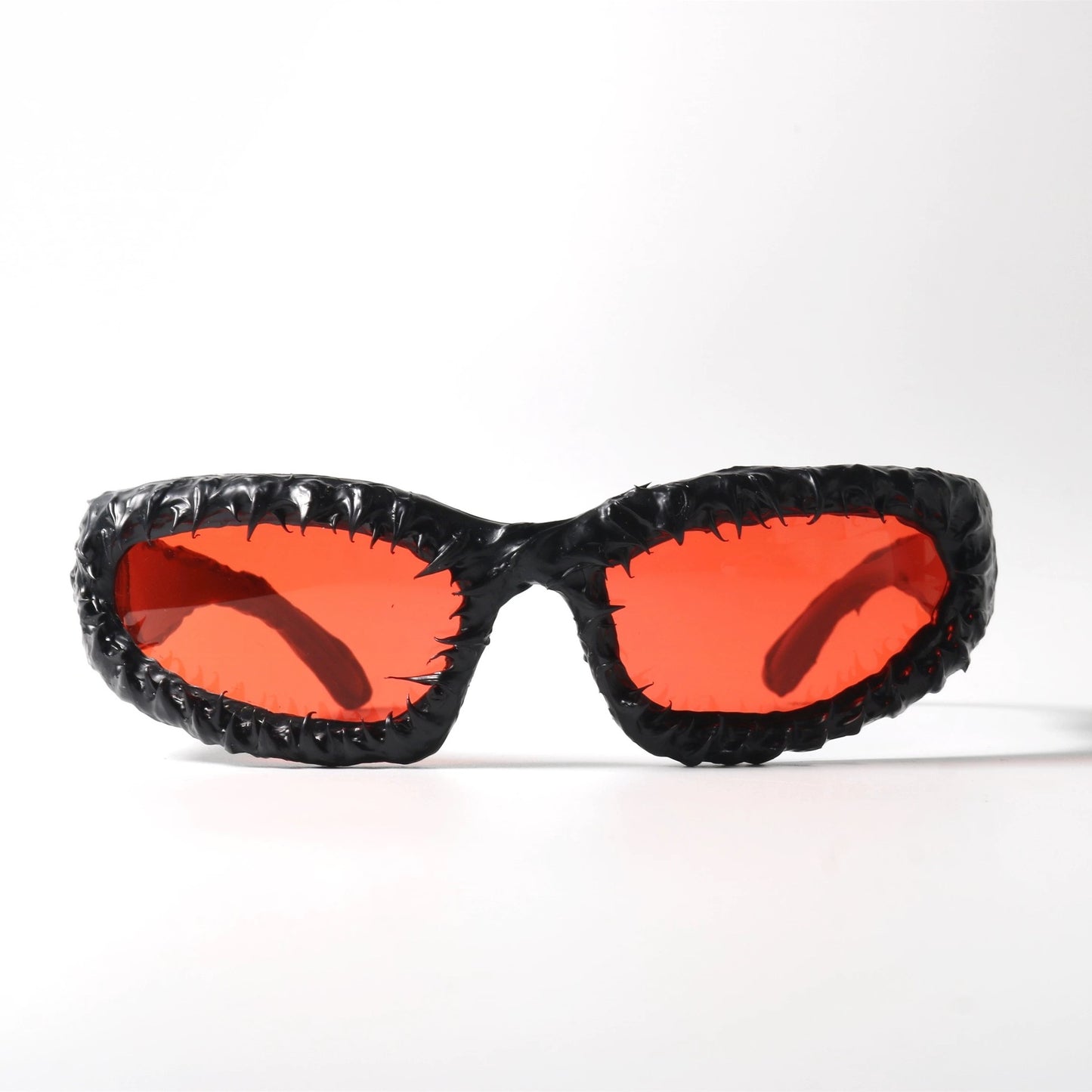 Damen kreative Design-Sonnenbrille mit einzigartigem strukturierter Rahmen Brehn