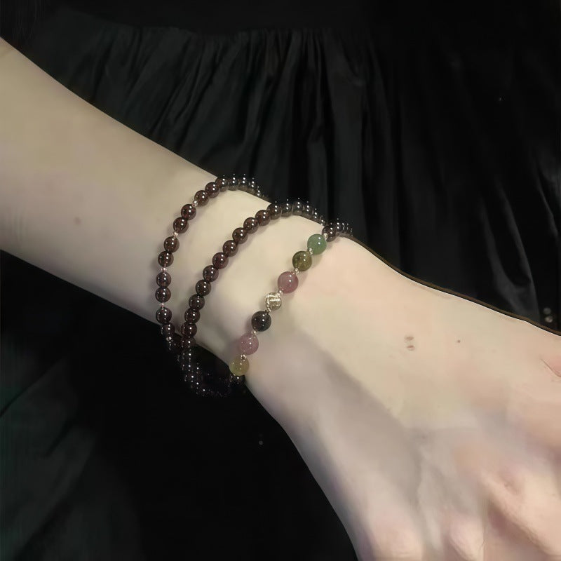 Natürliche Stein Perlenarmband Brehn