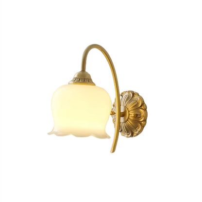 Elegante Wandglaslampe