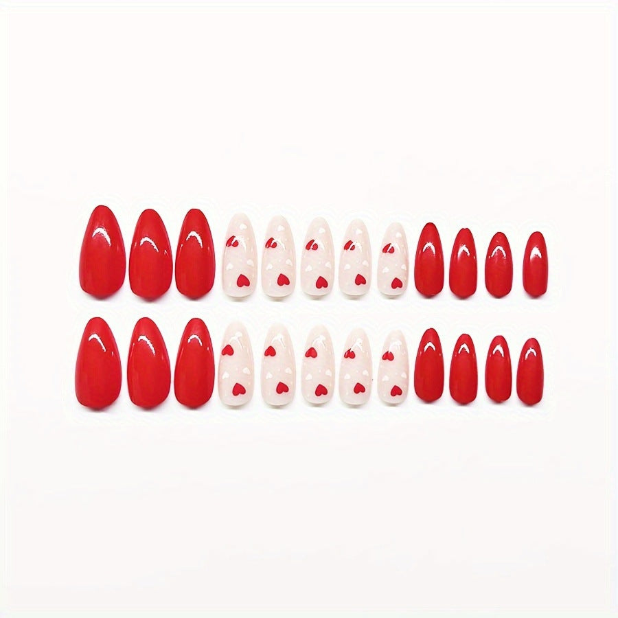 Romantische Herz-Nagelkunst Brehn