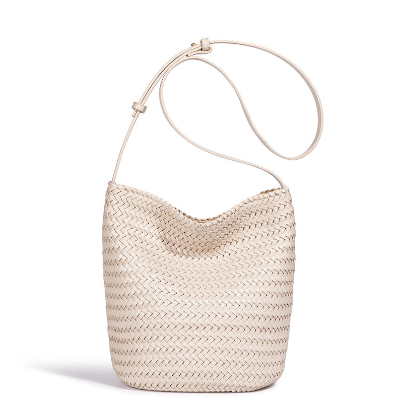 Handgefertigte Geflochtene Eimer Tasche Brehn