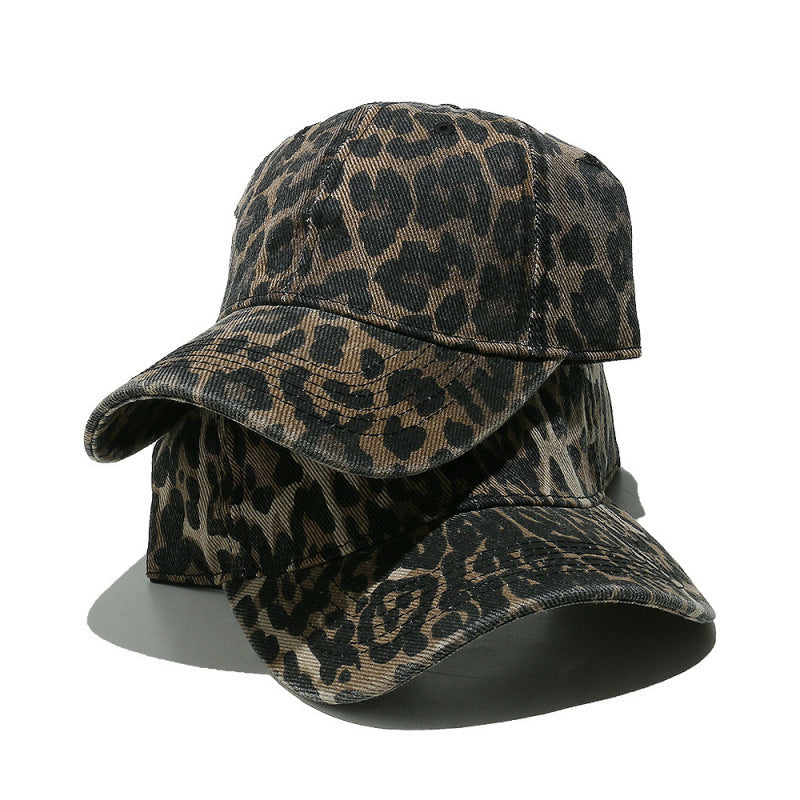 Damen Trendy Tierdruck Baseballcap Brehn
