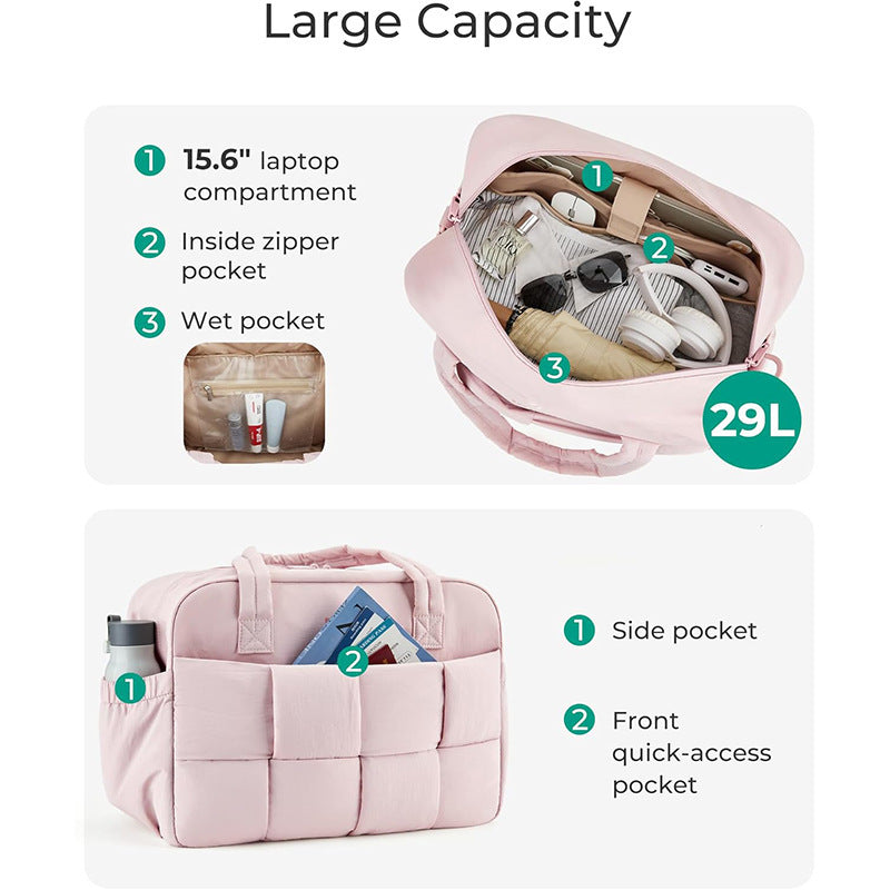 Multifunktionale Reisetasche mit Gepolstertem Innenraum und Abnehmbaren Schulterriemen Brehn