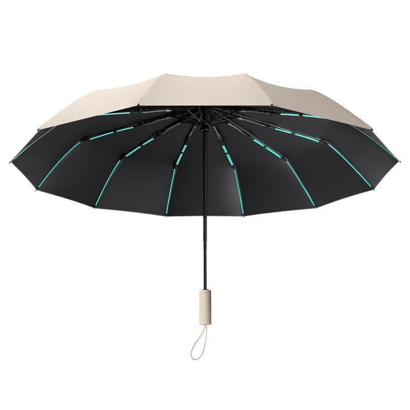 Damen Winddichter Falt-Regenschirm Brehn