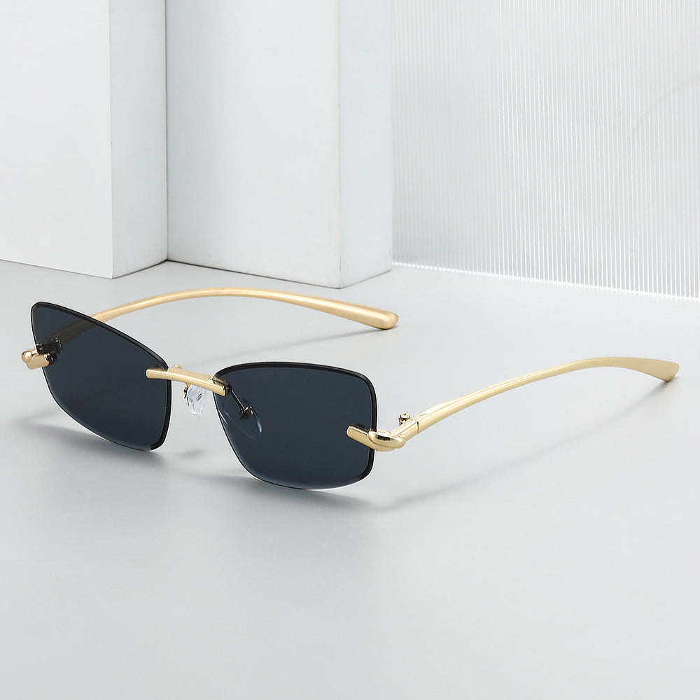 Luxuriöse Sonnenbrille mit weitem Rand Brehn