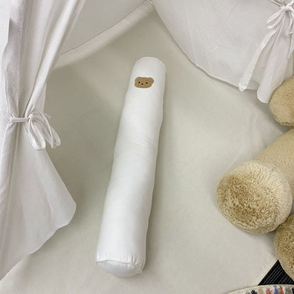 Langes Gingham Wiegenstützkissen für die Babyzimmerunterstützung