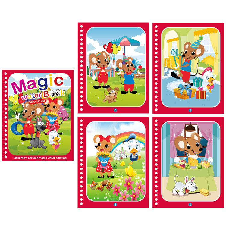 Brehn | Magisches Wasser Malbuch für Kinder