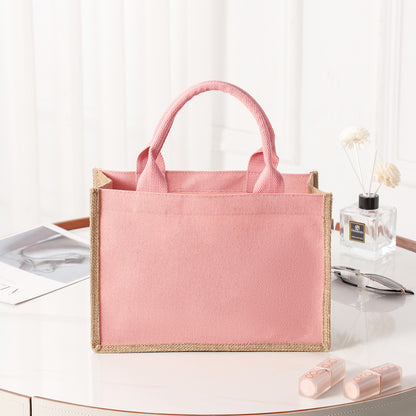 Geräumige Jutetasche mit Verstärkten Griffen Brehn