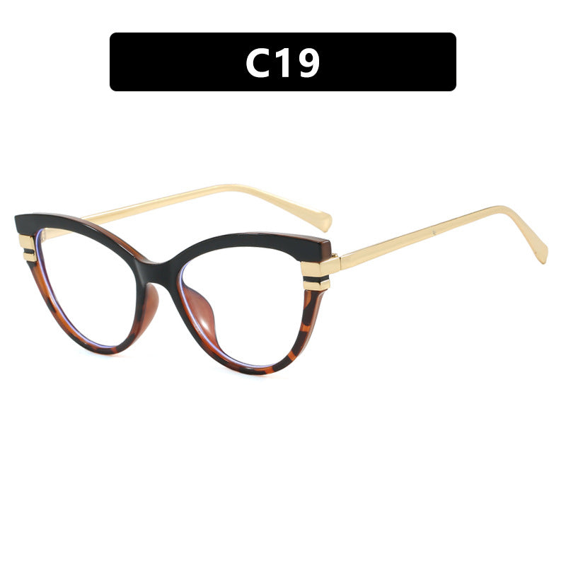 Damen Cat-Eye Sonnenbrille mit eleganten Metallakzenten Brehn
