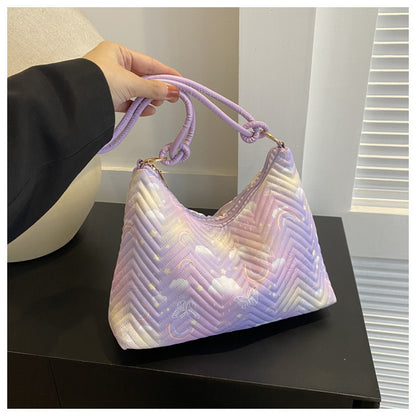 Gepolsterte Hobo-Tasche