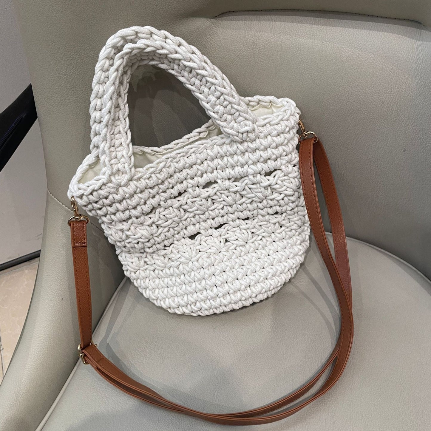 Modische Handtasche mit Stylischem Strukturmuster Brehn