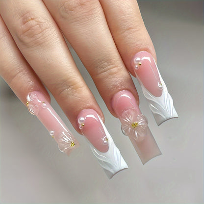 Dekorativer Press-On Nagelset Brehn