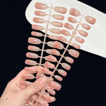 Natürlicher Glänzender Press-On Nagelset Brehn 1789389043