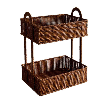 Badezimmer-Regal Ganz Aus Rattan Brehn
