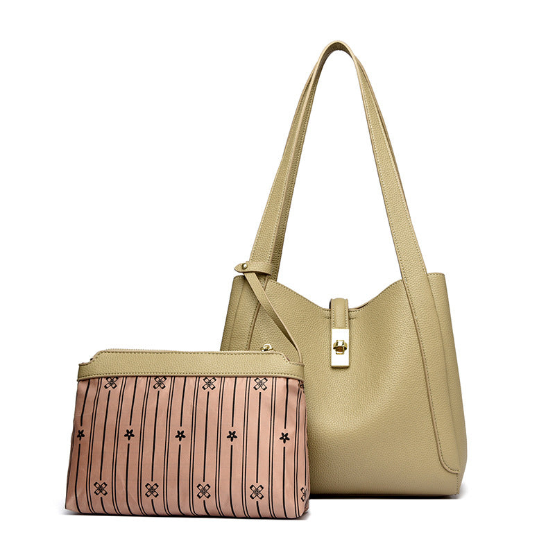 Elegante Strukturierte Schultertasche Brehn