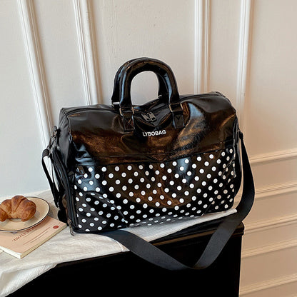 Stylische gepunktete Reis-Duffel-Tasche Brehn