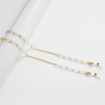 Eleganter Perlenkette Brillenhalter Brehn