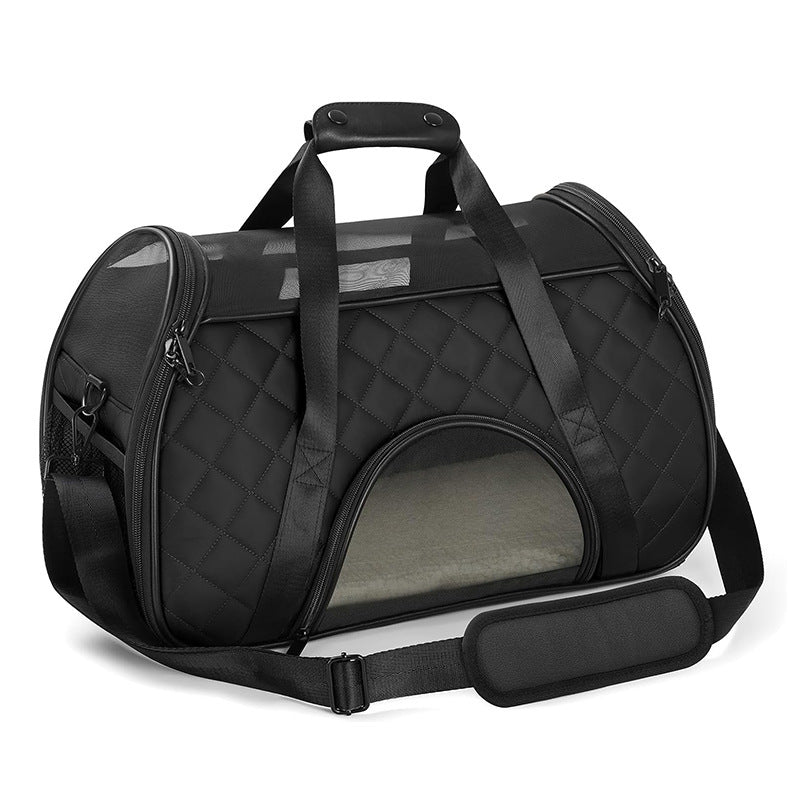 Geschlossene Haustiertasche mit Atmungsaktivem Netz Brehn