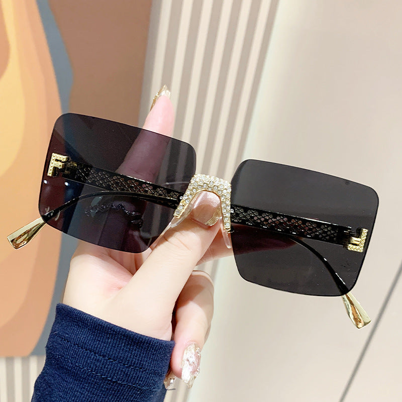 Damen extravagante hexagonale Sonnenbrille Brehn