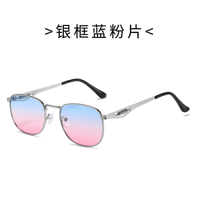 Damen Modische Pilotensonnenbrille mit hochwertigem Metallrahmen Brehn