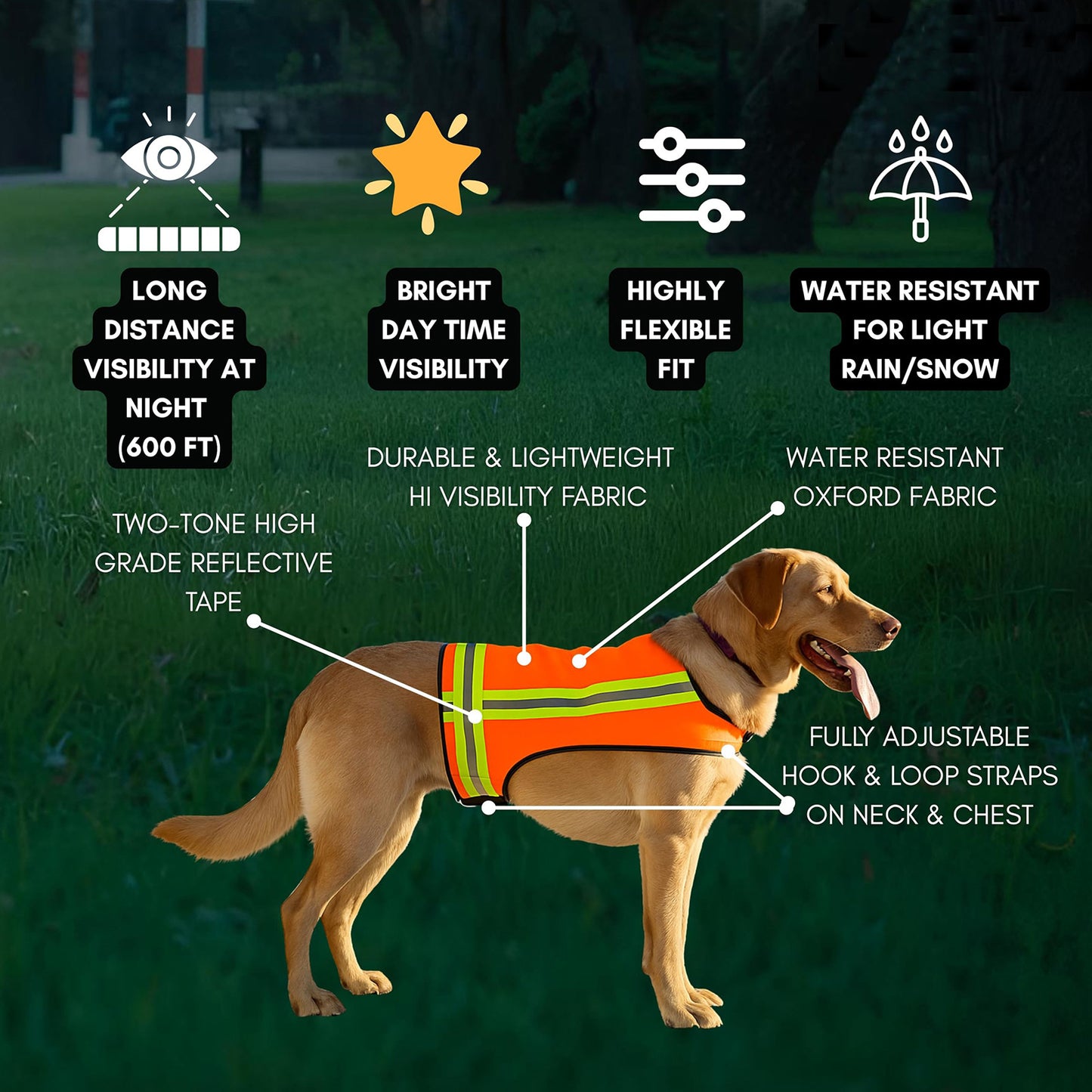 Unisex Sicherheitsweste für Hunde von Brehn