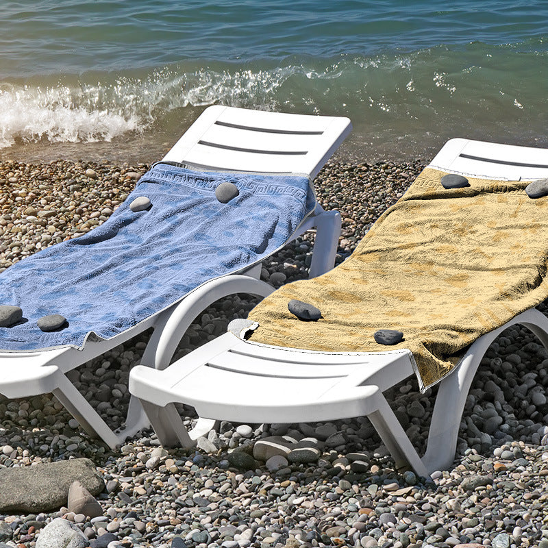 Strandtuch aus hautfreundlicher Mikrofaser mit kreativem Mustermix Brehn