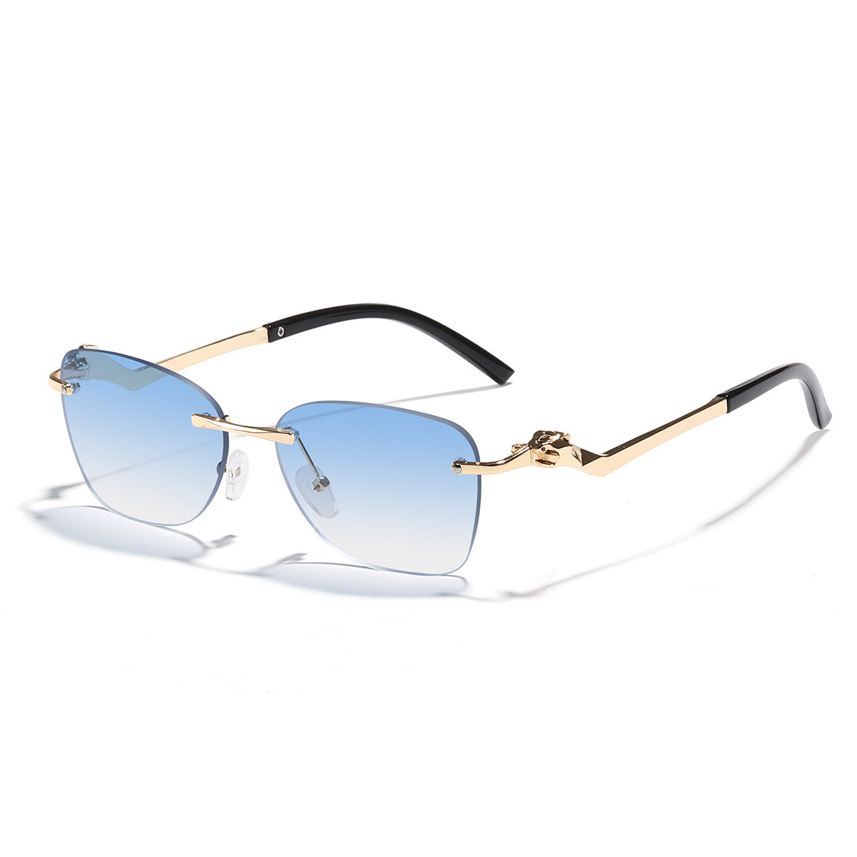 Damen modische Sonnenbrille mit stilvollen geometrischen Akzenten Brehn