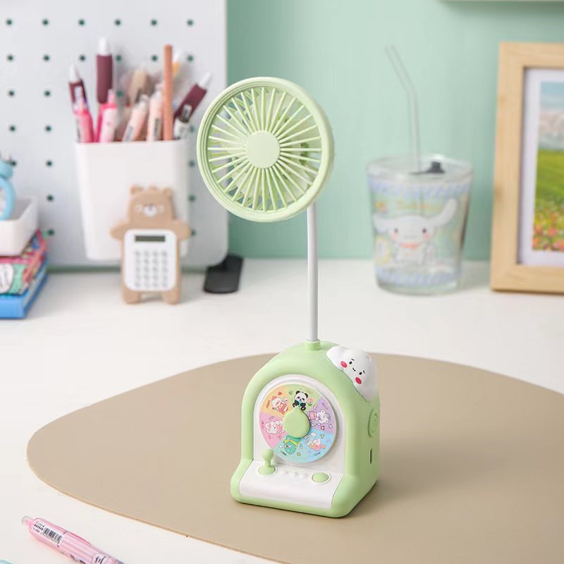 Unisex Tragbarer Mini-Ventilator mit flexiblem Hals Brehn