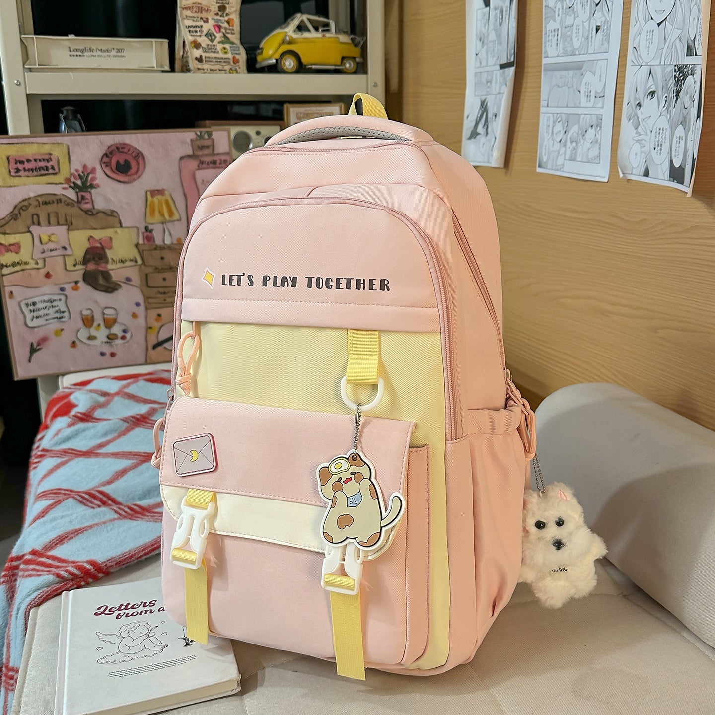 Rucksack mit Verspieltem Design und Innovativen Fächern Brehn