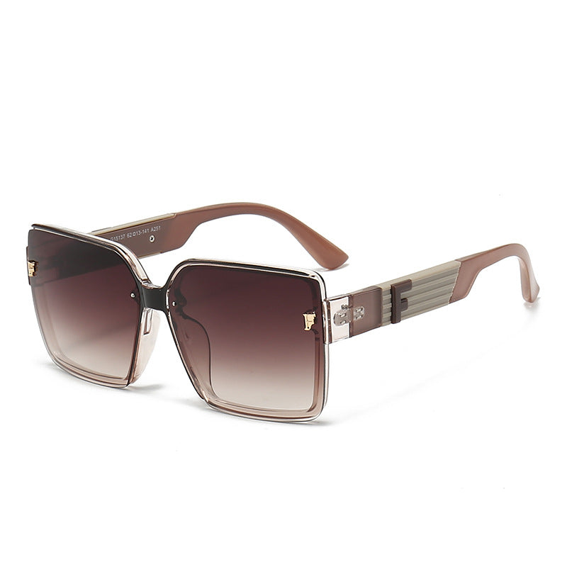 Damen quadratische Sonnenbrille mit luxuriösem Rahmen und polarisierenden Gläsern Brehn