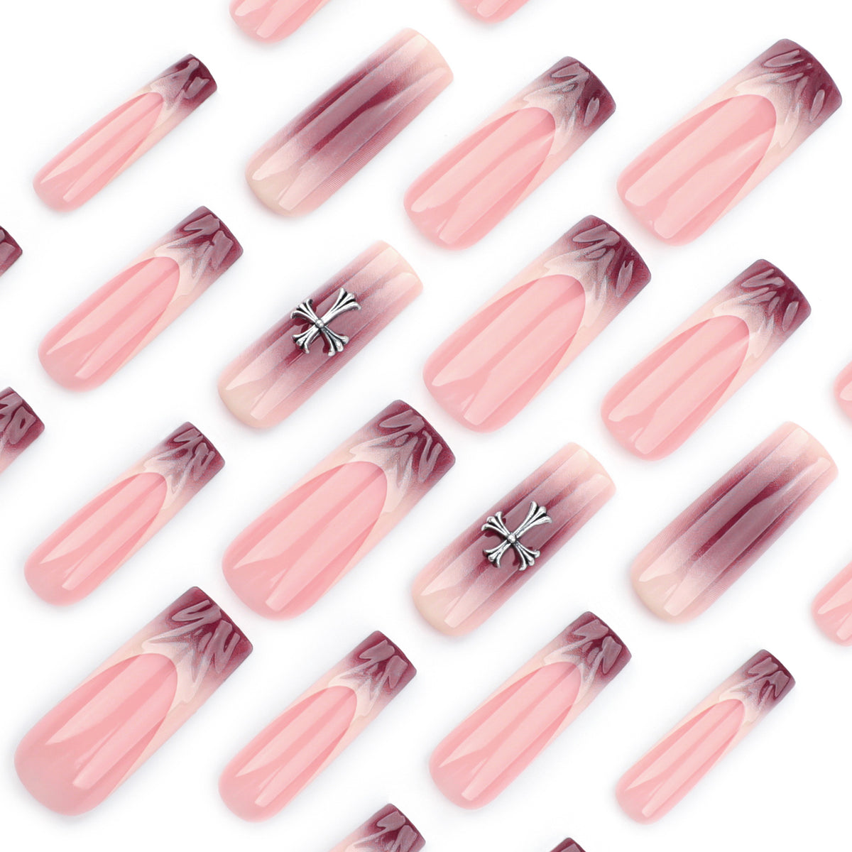Kunstvolle Gel-Nägel im Glamour-Stil Brehn