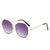 Chic stilvolle achteckige Sonnenbrille