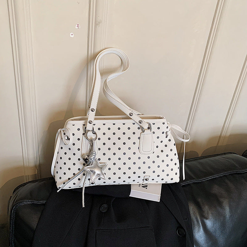 Trendige Punktemuster-Handtasche Brehn