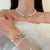 Elegantes Silberperlenarmband mit Herzdetails Brehn