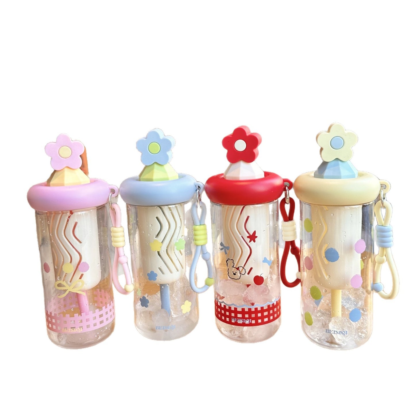 Unisex Trinkbecher mit Motiven und Silikondeckel Brehn
