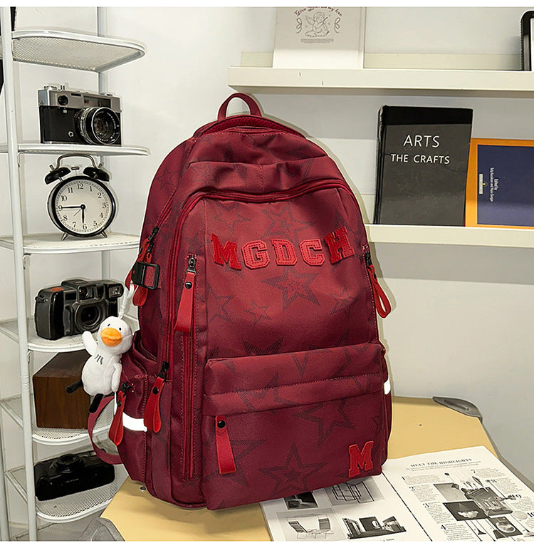 Lässiger Rucksack mit Sternenmuster